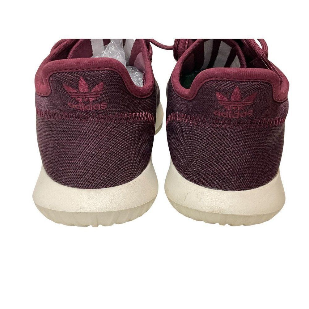 Women Size 9.5 Adidas Tubular Shadow Maroon 2017 - Picture 3 of 6